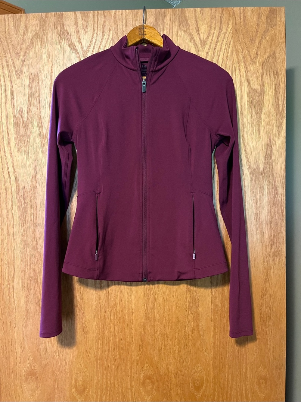 Athleta Plum Full-Zip Utility Jacket